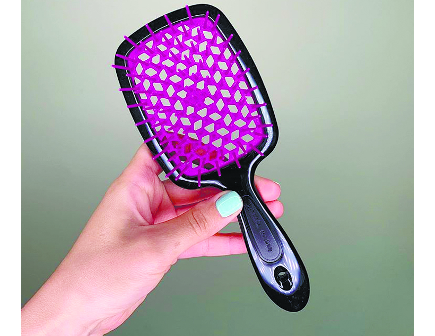 Janeke Superbrush Гребінець для волосся Чорний з фуксією