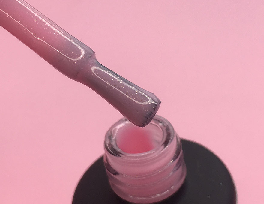 Molekula База для ногтей Base Cotton Candy (светло-розовый, микроблеск), 12 мл