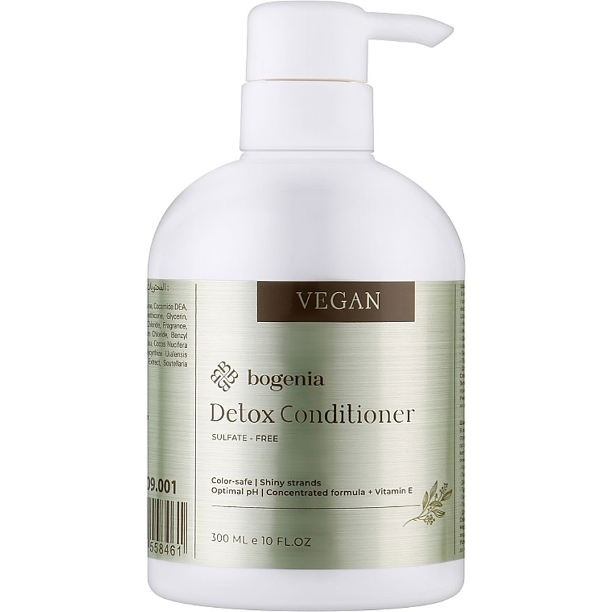 BOGENIA Sulfate-free hair conditioner Vegan Detox, 300 ml