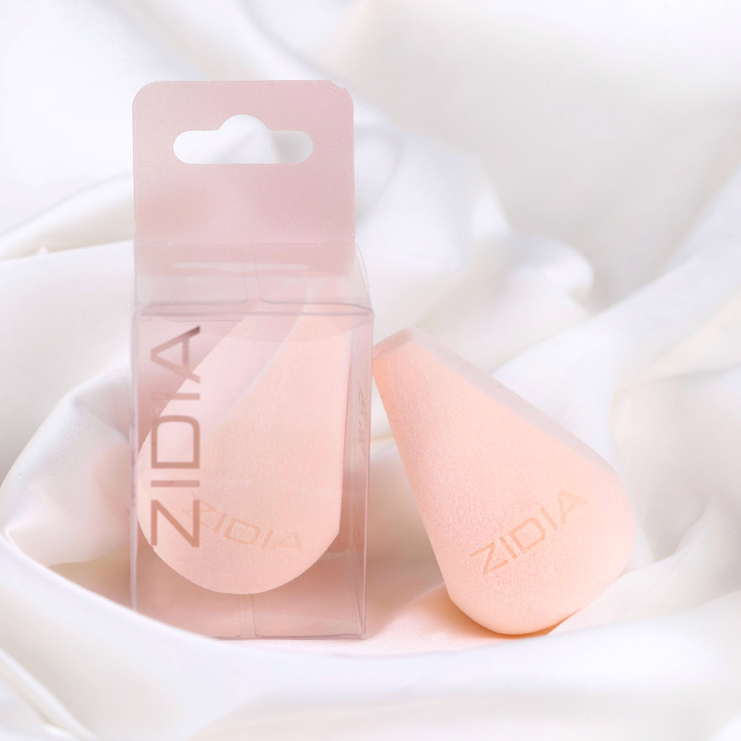 Спонж ZIDIA MakeUp Blender "Lia", лепесток, персиковый в коробочке (без латекса) Спонж ZIDIA MakeUp Blender "Lia", лепесток, персиковый в коробочке (без латекса)