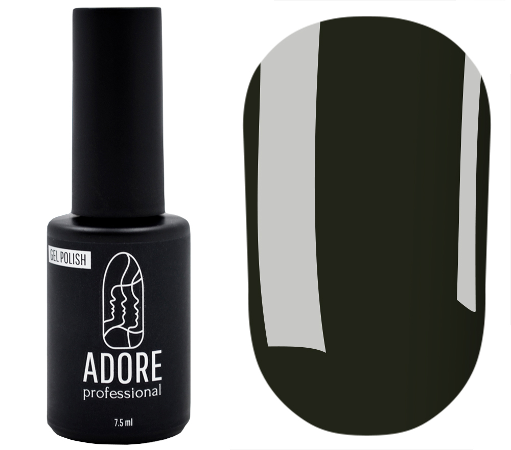 Gel Polish ADORE Professional No. 465 (dark olive, enamel), 7.5 ml