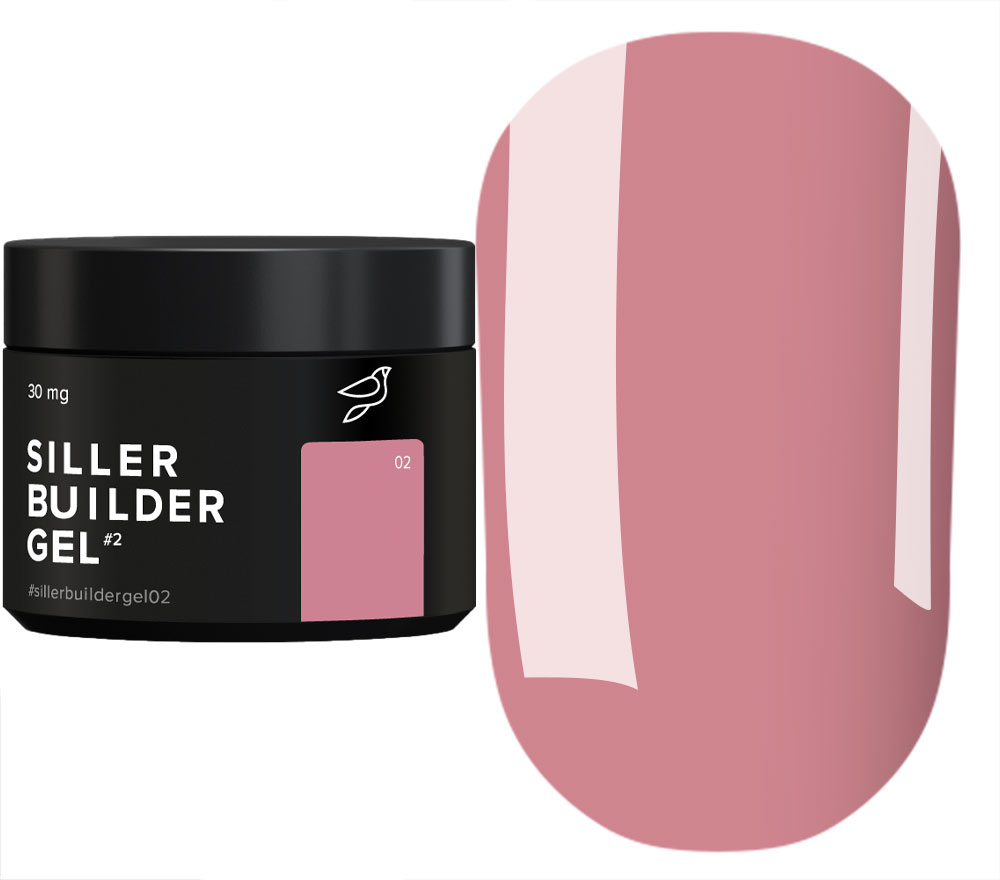 Siller Nail Gel Builder Gel 02 (beige), 30 ml Siller Nail Gel Builder Gel 02 (beige), 30 ml