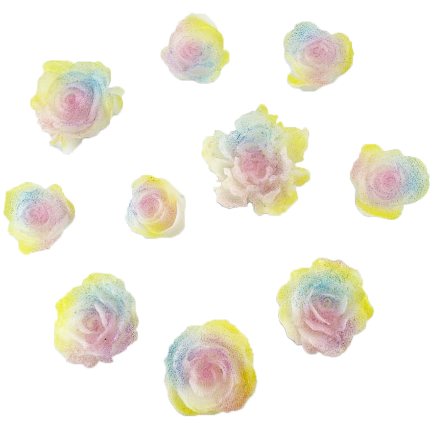 Декор для ногтей Roses «Rainbow», 10 шт в уп
