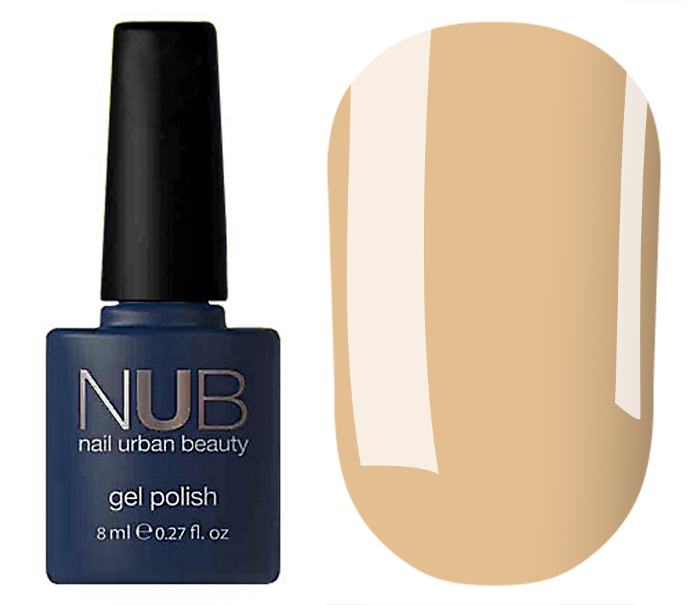 Гель-лак NUB №222 First Tan (карамельный, эмаль), 8 мл