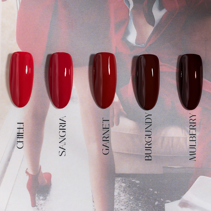 Trendy Nails Гель-лак Gel polish "Garnet" HEMA/TPO free , 5 мл