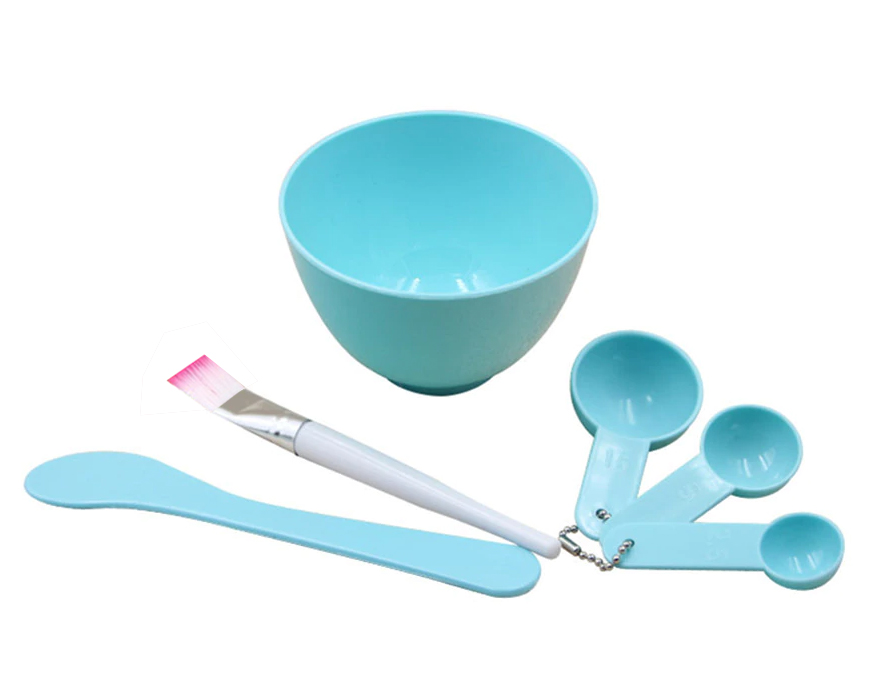 Set for cosmetic masks 4 in 1 (small), blue