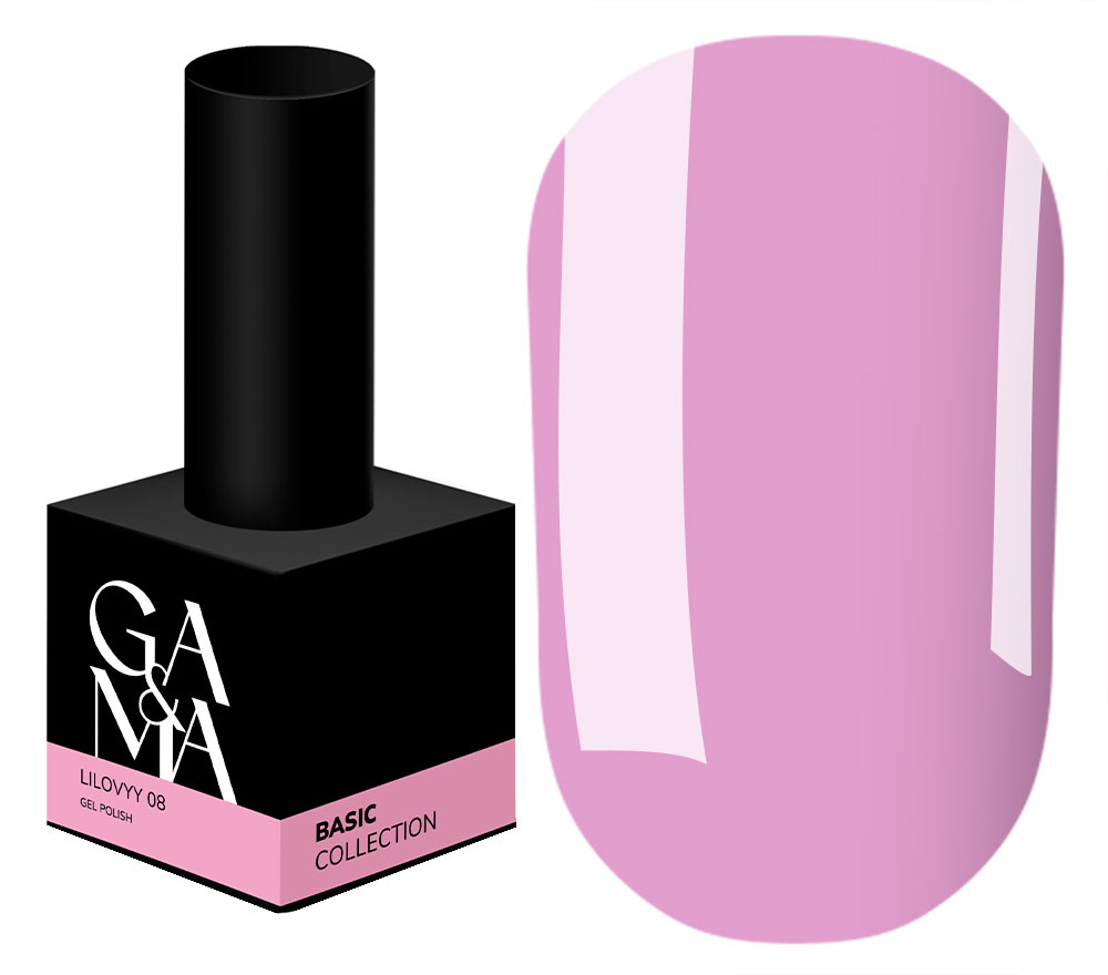 GA&MA Gel polish Basic collection 008 lilac, 10 ml