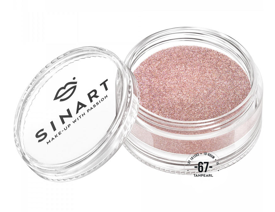 SINART Пігмент для повік Tanpearl №67 (мокрий пісок), 1 г SINART Пігмент для повік Tanpearl №67 (мокрий пісок), 1 г