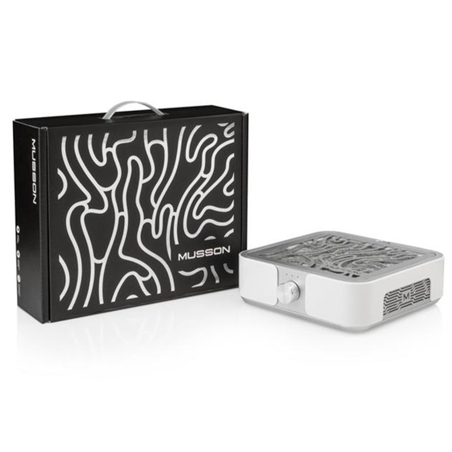 MUSSON Витяжка для манікюру та педикюру X 2 SILVER на 72W (гарантія 24 місяці)
