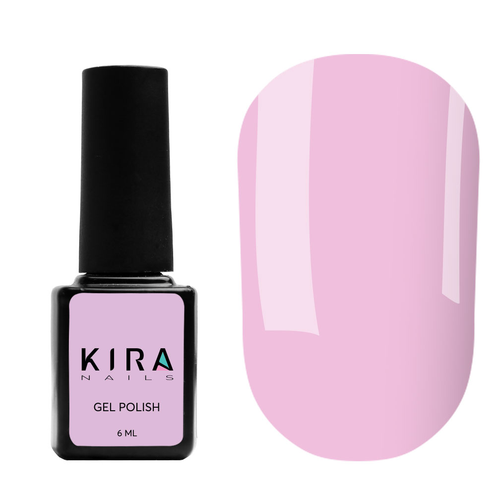 Kira Nails gel-varnish No. 065 (pink-purple, enamel), 6 ml