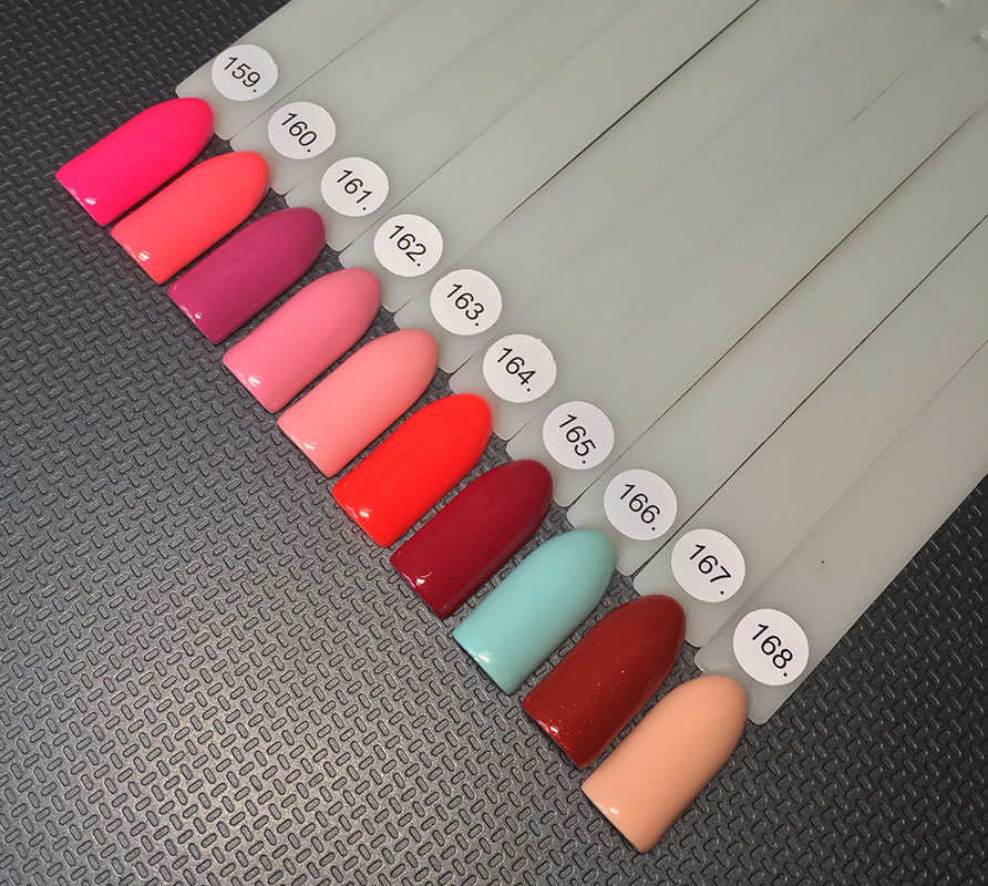 OXXI Gel nail polish No. 159 (bright pink, neon), 10 ml