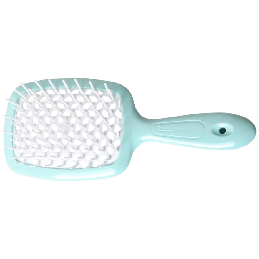 Janeke Superbrush Small Гребінець для волосся Ніжно-блакитна з Білим