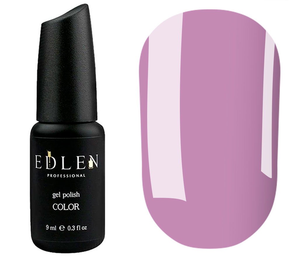 Edlen Gel nail polish 019 (light purple-violet, enamel), 9 ml
