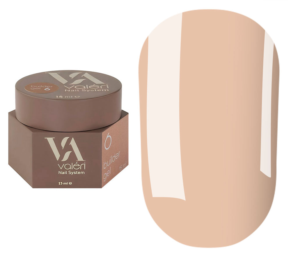 Valeri Гель для нігтів Builder Gel 06, 15 мл Valeri Гель для нігтів Builder Gel 06, 15 мл
