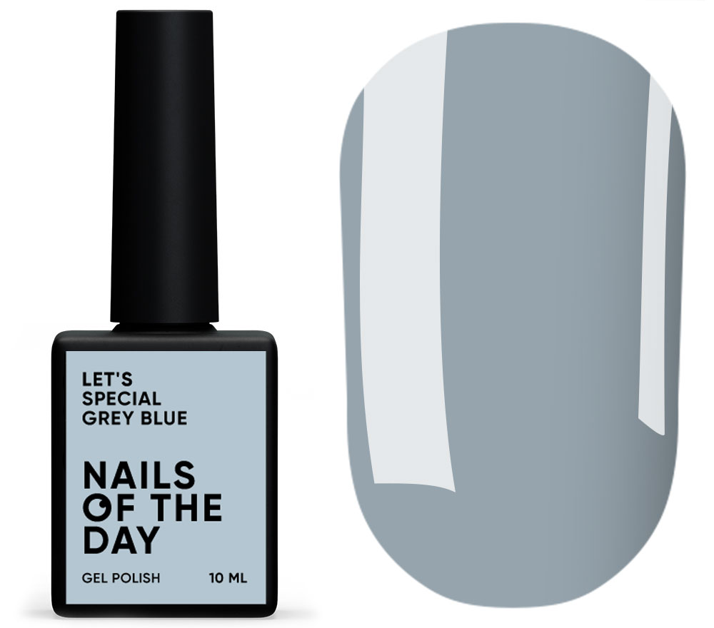 Nails Of The Day Гель-лак Let's special Grey blue - сіро-блакитний, 10 мл