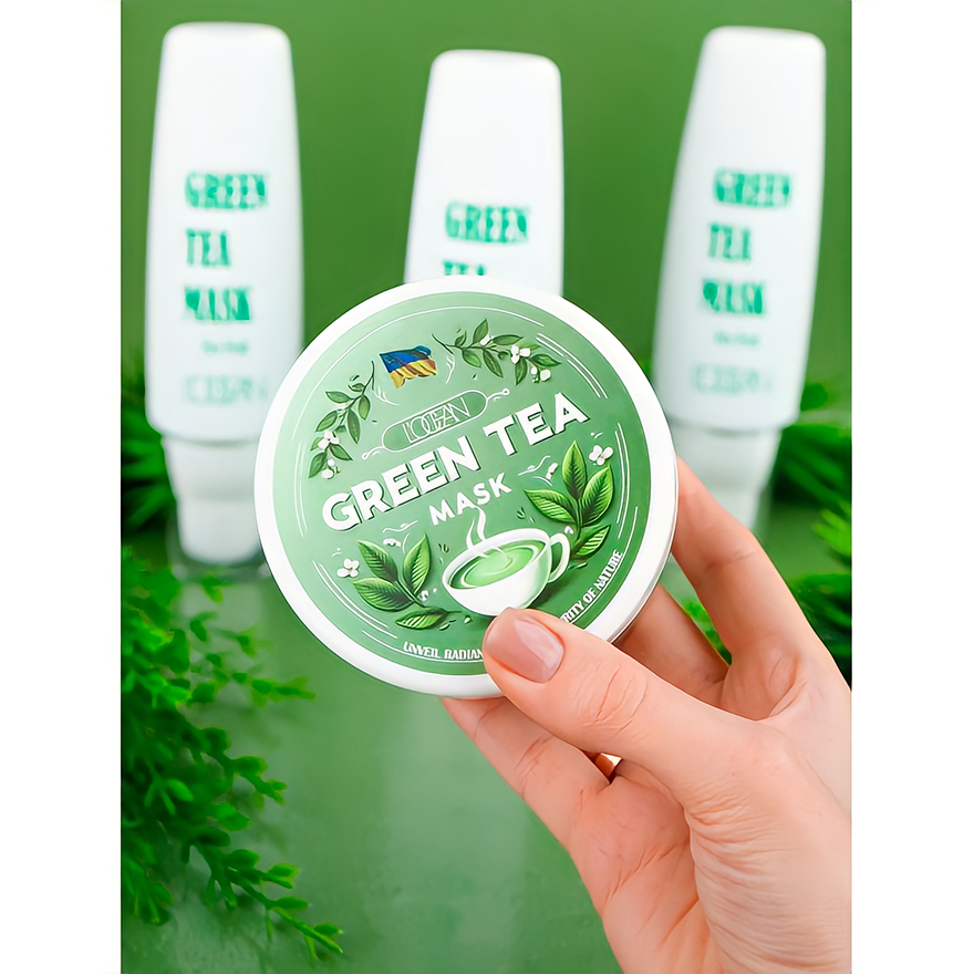 LOCEAN Face mask Green Tea, 200 ml