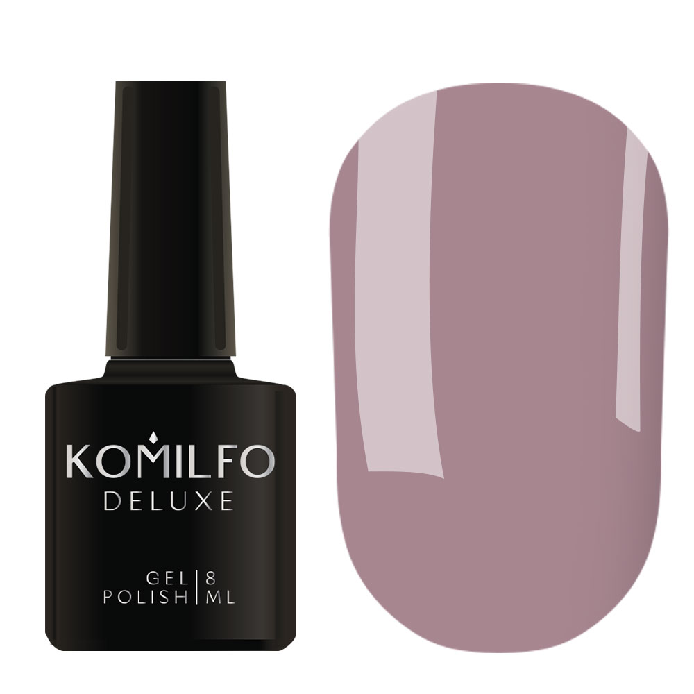 Gel varnish Komilfo DeLuxe Termo C003 (light brown, when heated - bright light green), 8 ml