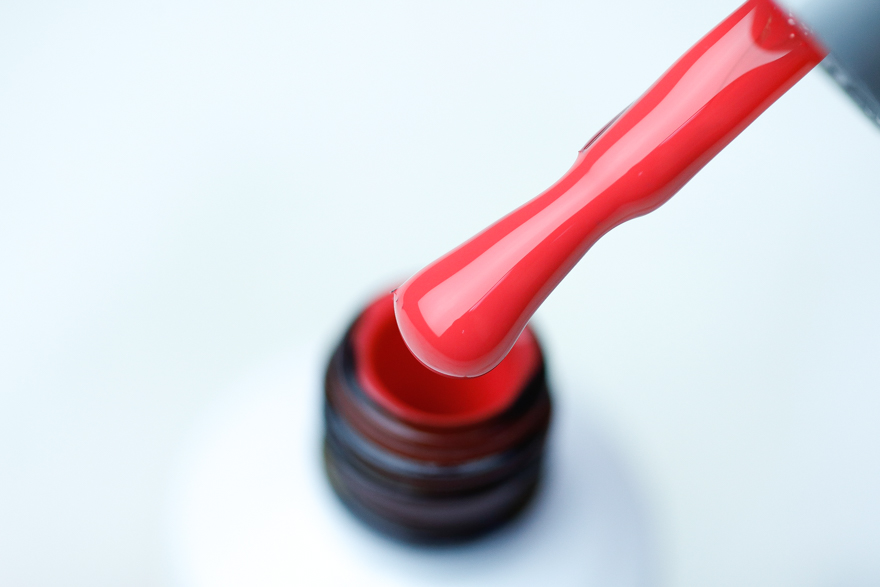 Gel polish Atica Coral in You GPM71 (coral red, enamel), 7.5 ml