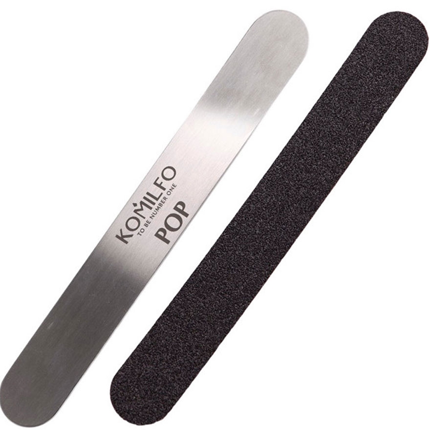 Komilfo replacement files for manicure - POP 100 grit, 18/135 mm, 50 pcs