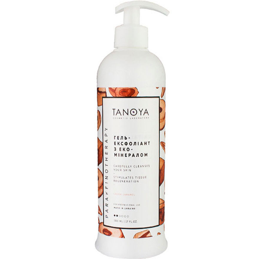 Tanoya Exfoliating Gel for Face, Hands, Feet and Body, Caramel Cream, 500 ml Tanoya Exfoliating Gel for Face, Hands, Feet and Body, Caramel Cream, 500 ml