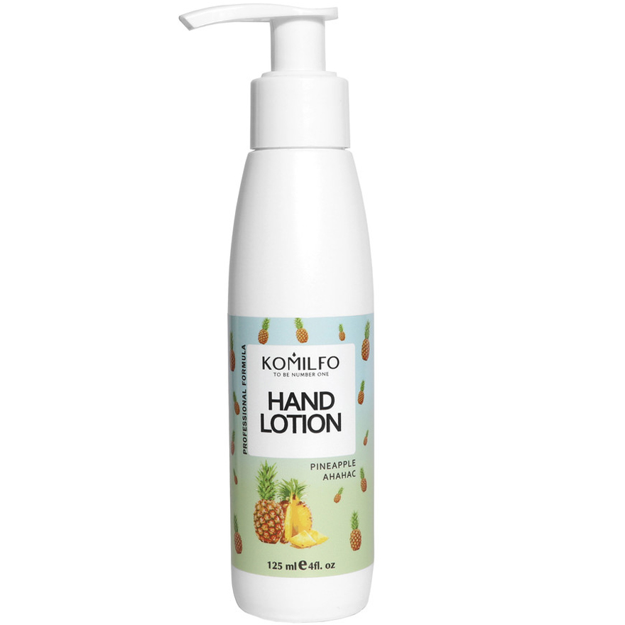 Komilfo Hand Lotion "Pinnapple" - pineapple hand lotion, 125 ml