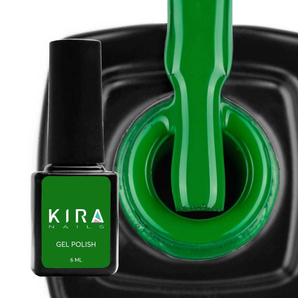 Kira Nails gel varnish No. 179 (leafy green, enamel), 6 ml Kira Nails gel varnish No. 179 (leafy green, enamel), 6 ml
