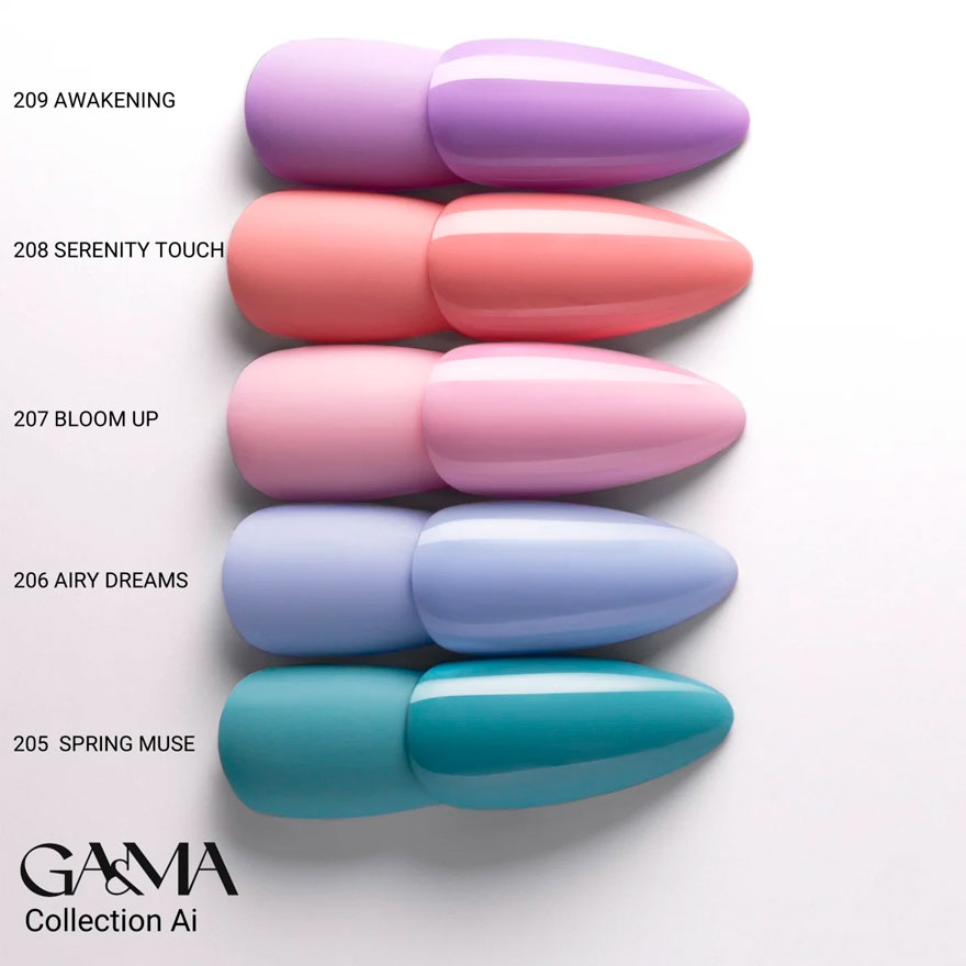 GA&MA Gel polish Art collection 153 Klod Mone, 10 ml