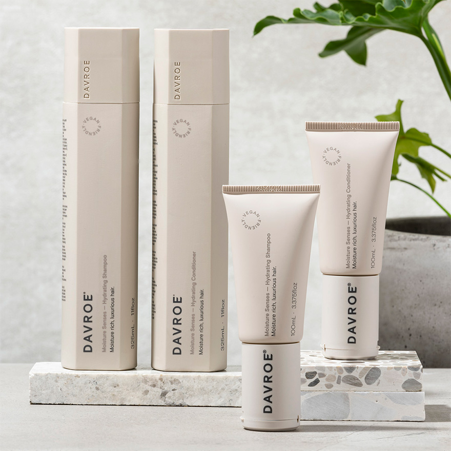 УЦЕНКА до 09.2026 DAVROE Шампунь увлажняющий для волос Moisture Hydrating Shampoo, 325 мл