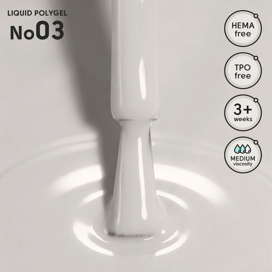 Shelly Жидкий полигель Liquid PolyGel 03, 12 мл