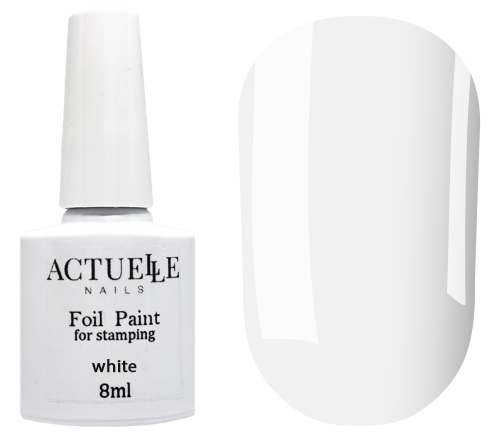 Actuelle Nails Cast Effect Paint, White, 8 ml