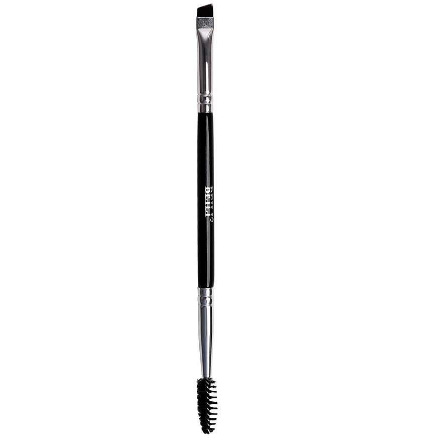 BEILI Makeup Brush BA18, for eyebrows, double-sided, bristle - synthetic