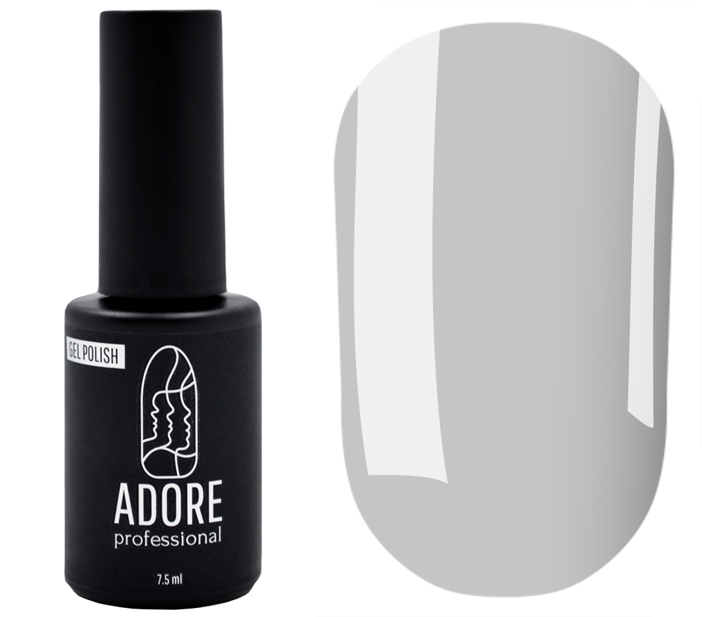 Gel Polish ADORE Professional No. 477 (light gray, enamel), 7.5 ml