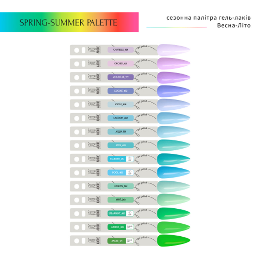 Gel polish ADORE Professional No. 113 (light blue, enamel), 7.5 ml