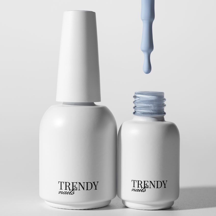 Trendy Nails Гель-лак Gel Polish "Baby Powder", 10 мл