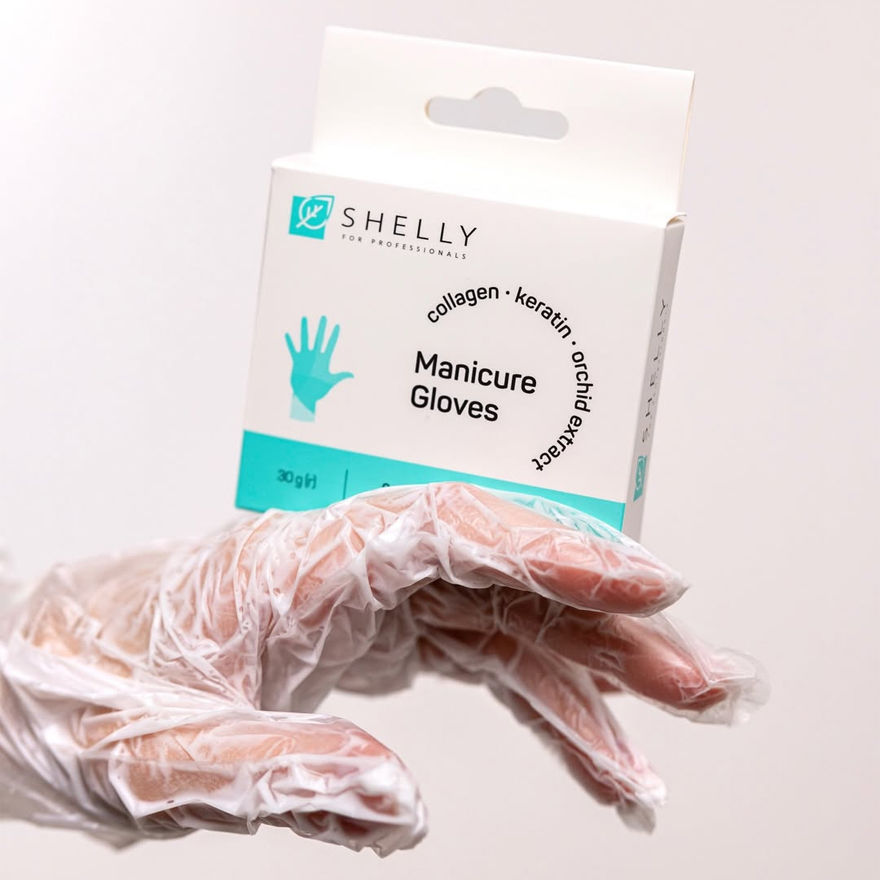 Shelly Emulsion Manicure Gloves Set, 10 Pairs