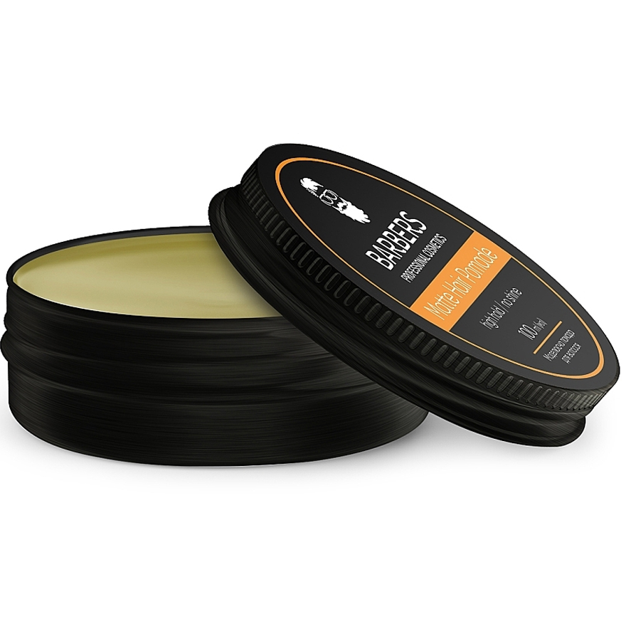 BARBERS Matte hair pomade High Hold, 100 ml