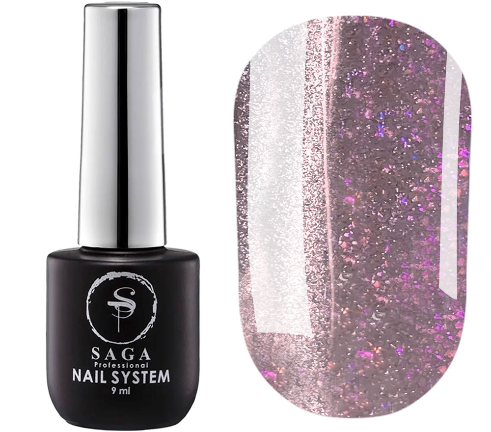 SAGA professional гель лак CAT SHINE 08 (коричнево-розовый), 9 мл SAGA professional гель лак CAT SHINE 08 (коричнево-розовый), 9 мл