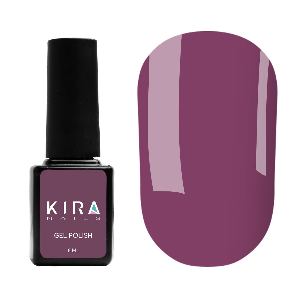 Гель-лак Kira Nails №150 (ягідний, емаль), 6 мл [CLONE]