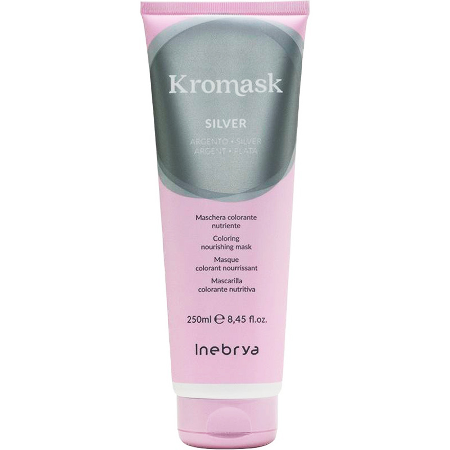 Inebrya Тонировочная маска для волос Kromask Silver - Argento, 250 мл Inebrya Тонировочная маска для волос Kromask Silver - Argento, 250 мл