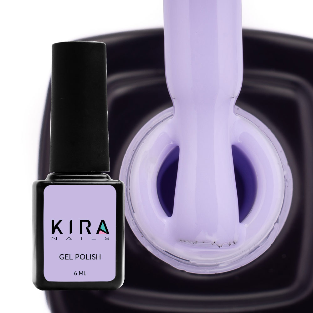 Kira Nails gel-varnish No. 167 (lavender tenderness, enamel), 6 ml
