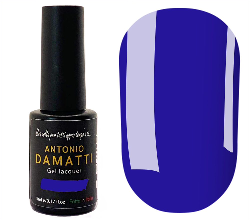 Гель-лак Antonio Damatti №159 (насыщенно синий, полупрозрачный), 5 мл