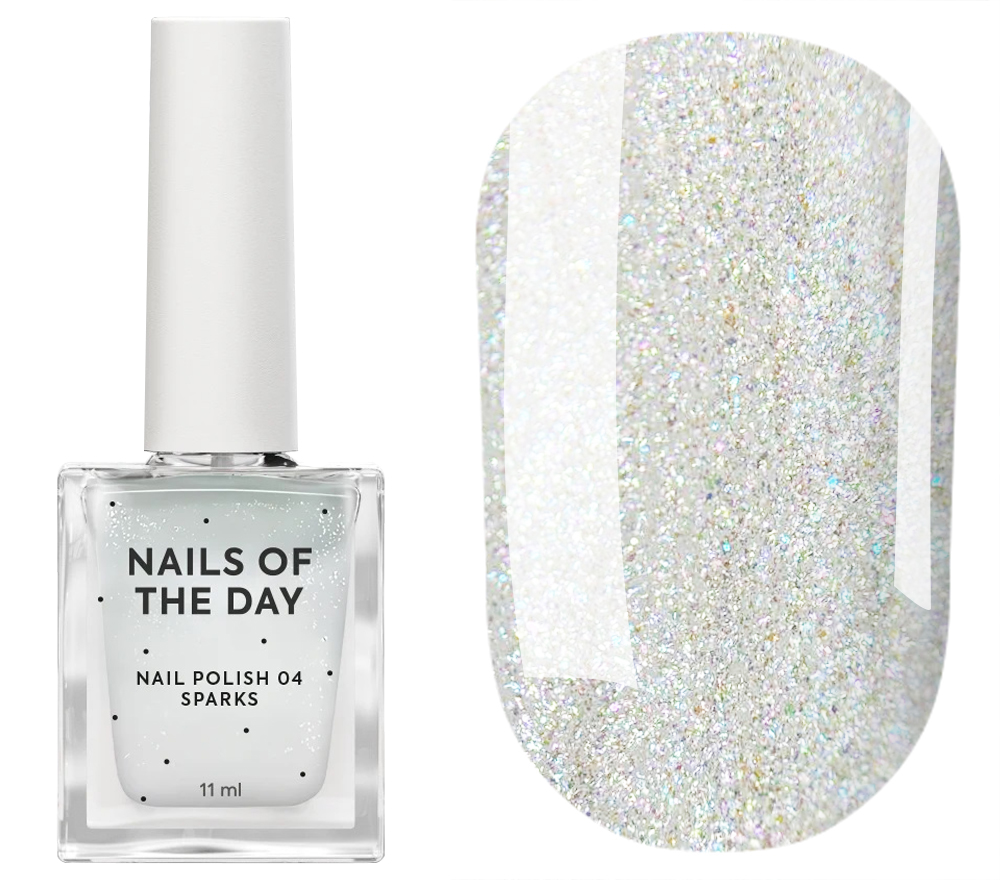 Nails Of The Day Лак для нігтів Nail Polish Sparkle, 11 мл