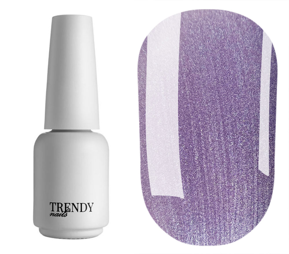 Trendy Nails Гель-лак Gel Polish Cat Eye's Gummy Bear "Lavender Teddy", 5 мл