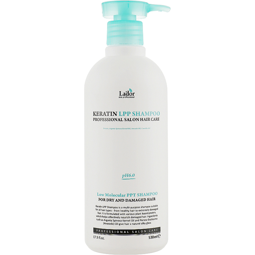 La'dor Keratin LPP Shampoo PH Low alkaline shampoo with proteins and keratin, 530 ml