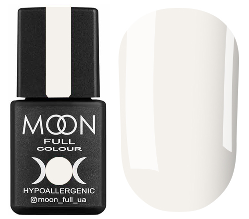 Гель-лак MOON FULL color Gel polish №101 (белый, эмаль), 8 мл