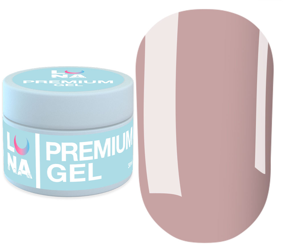 LUNA Гель для наращивания Gel Premium №06, 30 мл