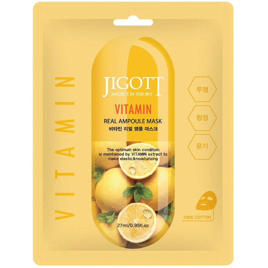 JIGOTT Real Ampoule Mask Sheet mask - vitamin, 27 ml JIGOTT Real Ampoule Mask Sheet mask - vitamin, 27 ml