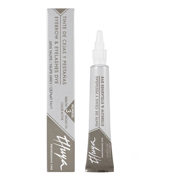 THUYA Eyebrow & Eyelashes Dye, Taupe Gray - Tint for eyebrows and eyelashes, gray, 14 ml