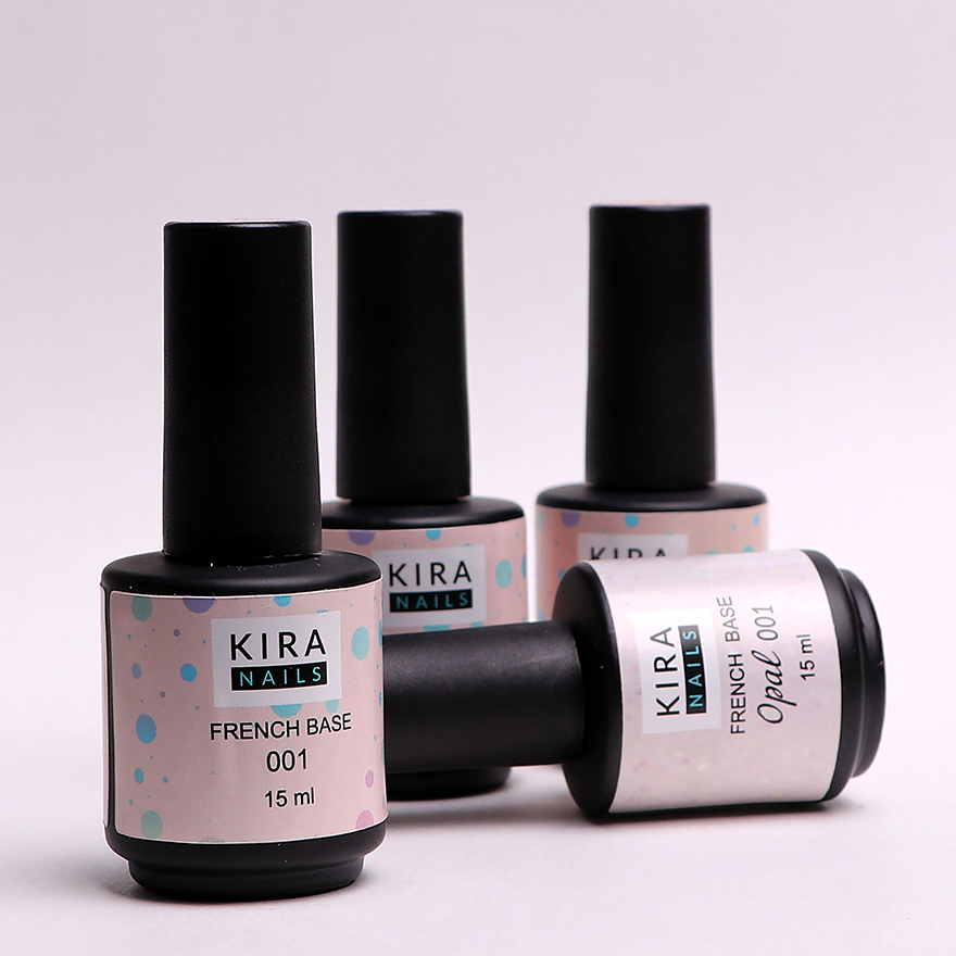 Kira Nails French Base 001 (light pink), 15 ml
