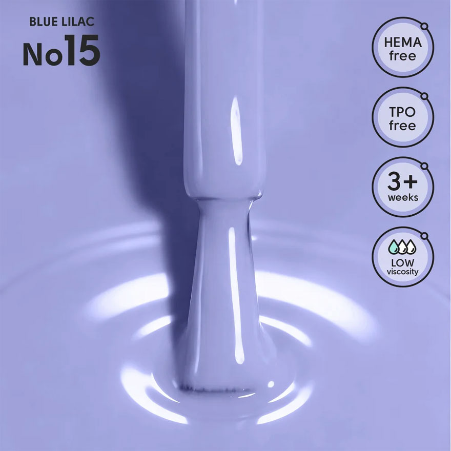 Shelly Гель-лак Blue Lilac 15, 12 мл
